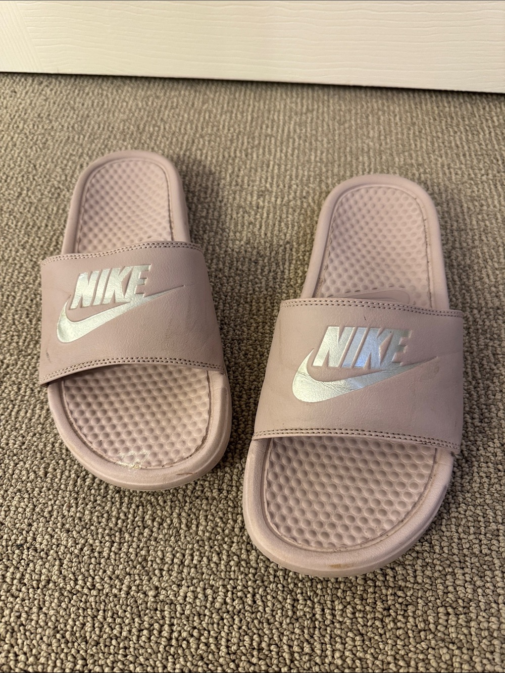 Nike Light Pink Slides
